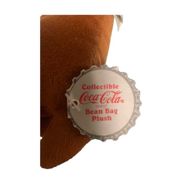 1998 Coca Cola Walrus Bean Bag Plushie 7" Christmas Holiday Coke Vintage - Picture 2 of 2